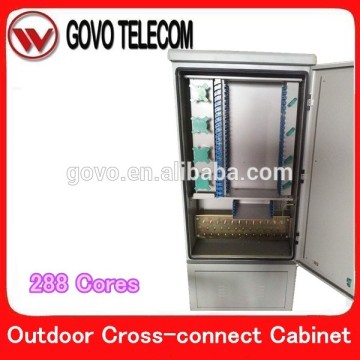 144 288 576 cores Outdoor standalone Cross-connect Cabinet OCC SMC or Stainless steel