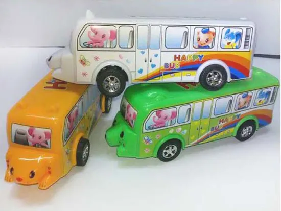 CARTOON BEAR TIGER FARROWED BUS