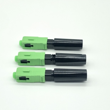 Fiber Optic Adapter: Quick Field Assembly, SC/APC and SC/UPC FTTH Embedded Fiber Optic Fast Connector for Single Mode Fiber