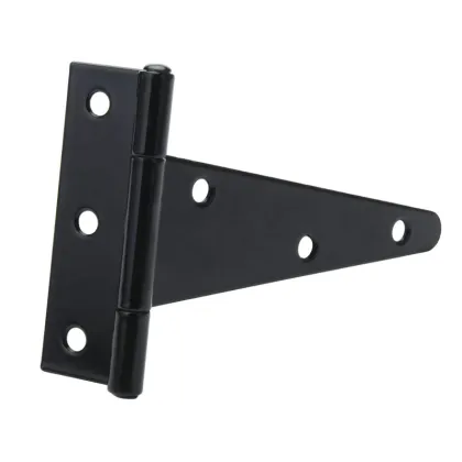 Black Wrought Hardware Iron Rustproof T-Strap