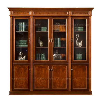 HAOSEN 0807A Luxury Wooden Bookcase for Home