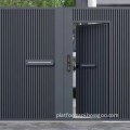 Black Aluminum Swing Gate for Sidewalks