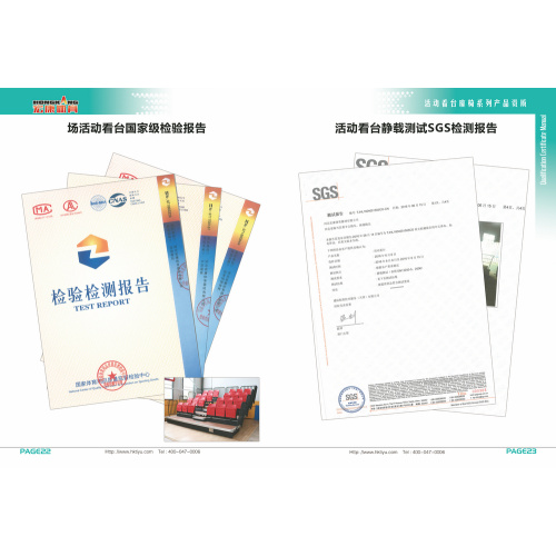 Portable Aluminum Gym Bleachers with Plastic Seats