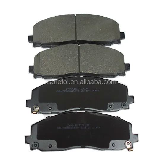 ZANETOL Front Brake Pad Set for Wrangler JL 2.0L 18-24