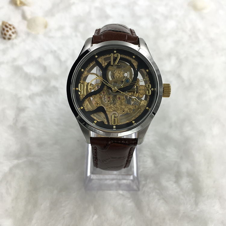 Classics Man Mechanical Skeleton Wrist Watch