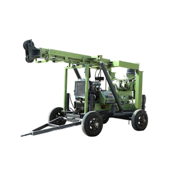600m Deep Portable Diesel Water Well Drilling Rig
