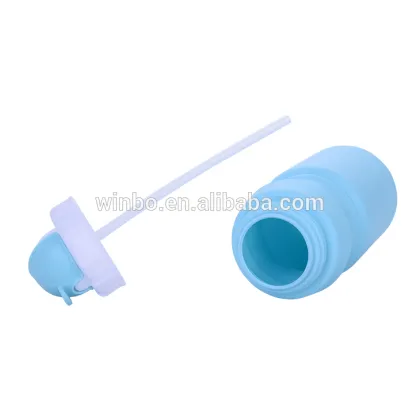 Bottle with soft surface