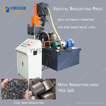 Metal Briquette Machine for Cast Iron Chips