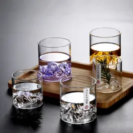 Transparent Mountaineering Whiskey Glass
