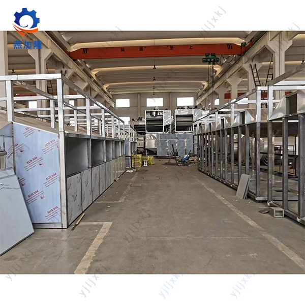 Belt dryer machine for vegetable