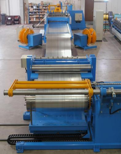 simple steel coil slitting line