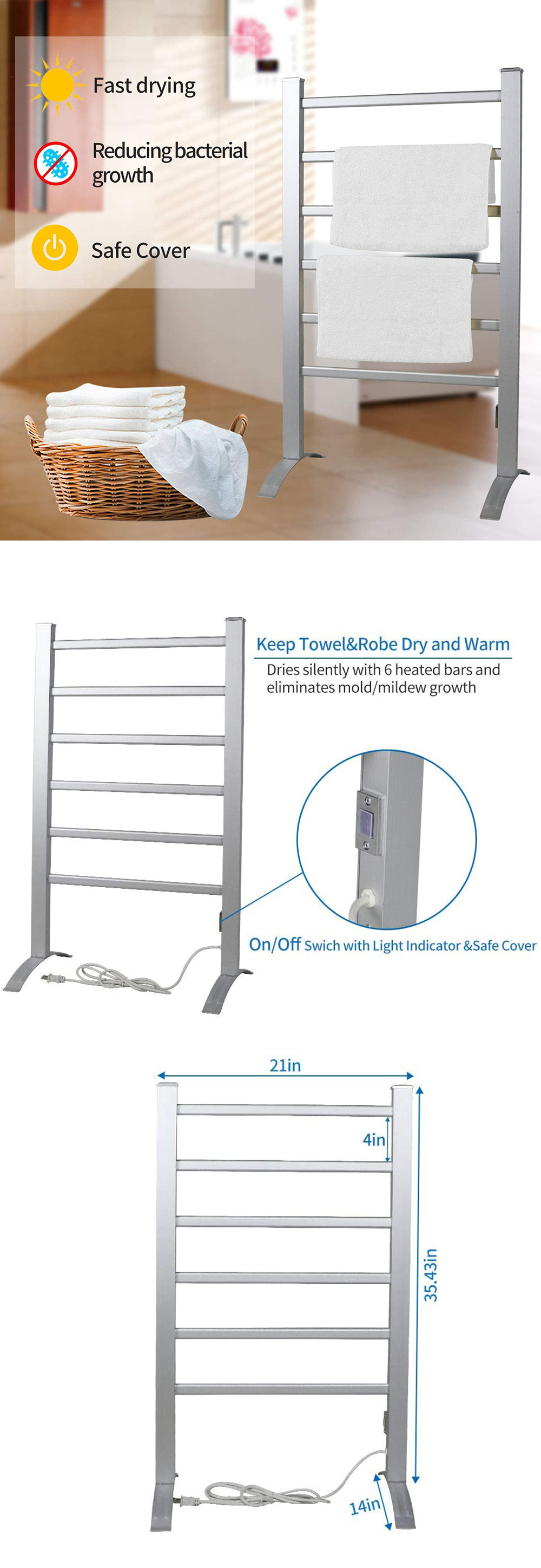 towel dryer rack for bathroom