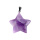 Amethyst 30mm Star Pendant Pendant Necklace 45cm Black Cord