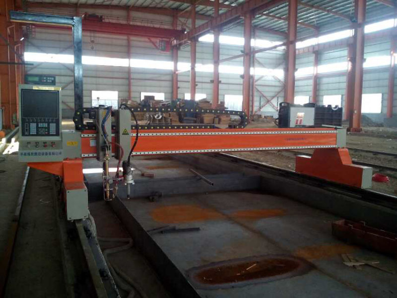 Plasma oxy fuel gantry cnc cutting machine