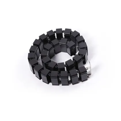 Under Desk adjustable height wire cable management