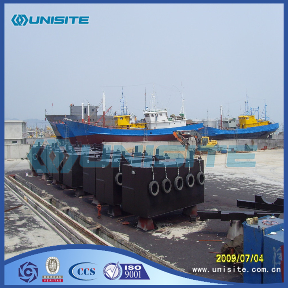 Marine dredging pontoon accessories