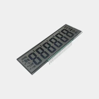 4-Digit 7-Segment LCD Display for Air Conditioning (21-pin TN)