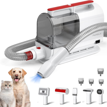 In Stocks Pet Grooming Kit & Dog Vacuum Cleaner - 6 Proven Grooming Tools for Dogs & Cats