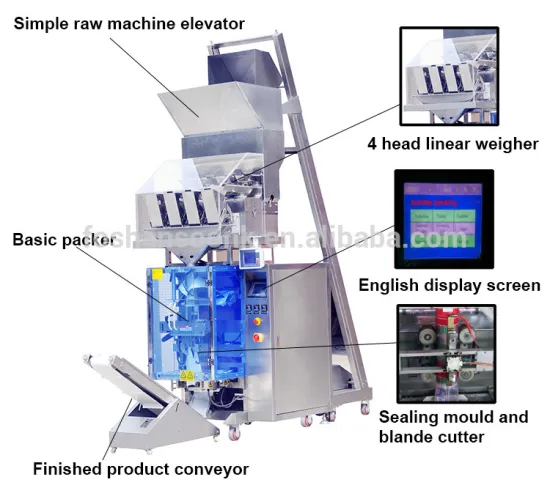Bean Sugar Rice Automatic Pouch Packing Machine