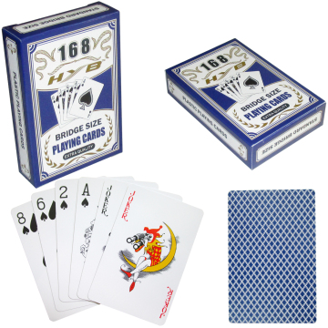 High Quality 100% PVC Plastic Poker Star Playing Cards