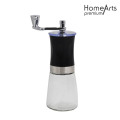 GLASS BOTTLE COFFEE BEAN MILL