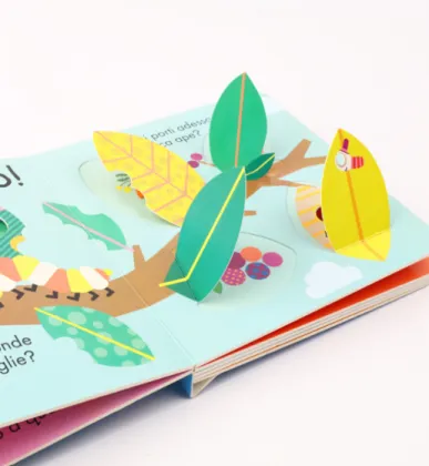 Custom paper printing animal stories board books