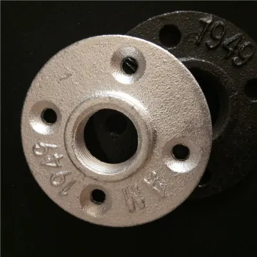 Malleable iron galvanized pipe fitting 3/4'' floor flange