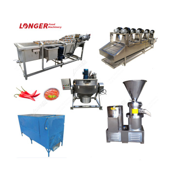 Chinese Wholesale Red Chilli Paste Grinding Machine & Chili Sauce Production Line