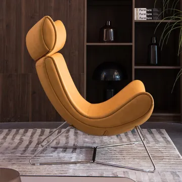 Leather chair modern lounge living room reclining chair