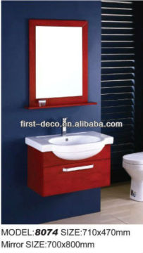 Modern wooden bathroom cabinet 8074