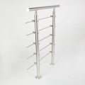 High Quality Floor Mounted Stainless Steel Stair Handrail