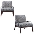 ODM Custom Italian Design Furniture Villa Modern Living Room καρέκλα μεταλλικό υποβραχιόνιο