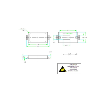 617нм светодиод 5730 SMD красный светодиод 0,2 Вт