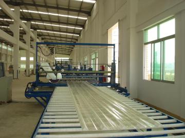 FRP Roof Corrugated Skylight Production Line