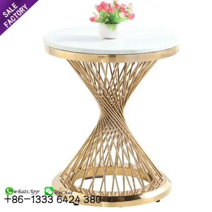Sino Perfect Promotion Gold Decorate Wedding Cake Table