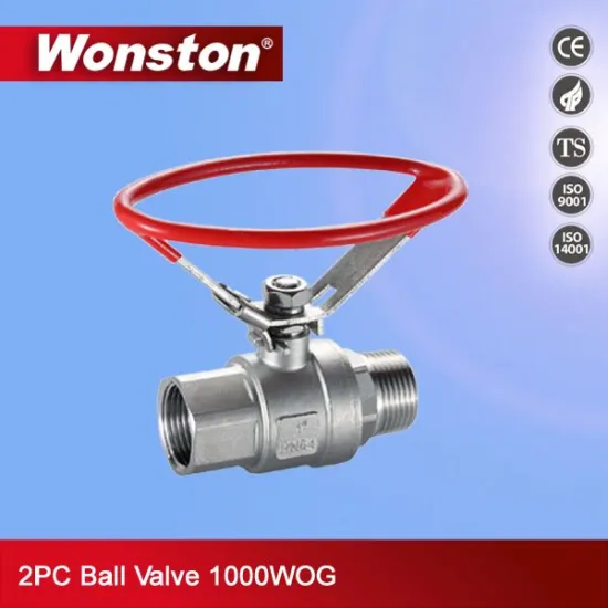 Best Price 2PC Ball Valve with Thread End Pn64