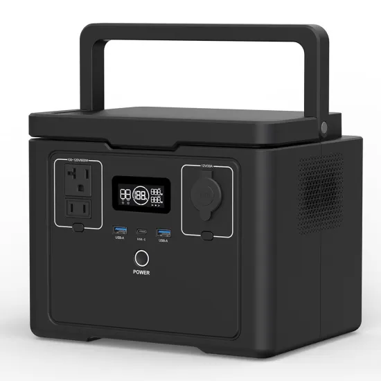 Fast-Charge Portable Power Station with LiFePO4 Battery Bank and 500W Solar Generator - 600W UPS