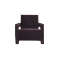 Modernes Wohnzimmer Freizeitmöbel Red Velvet Lounge Stuhl