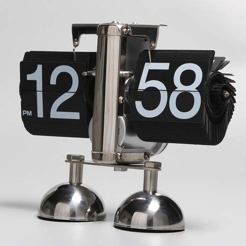 Two-feet Auto Flip Desk Clock