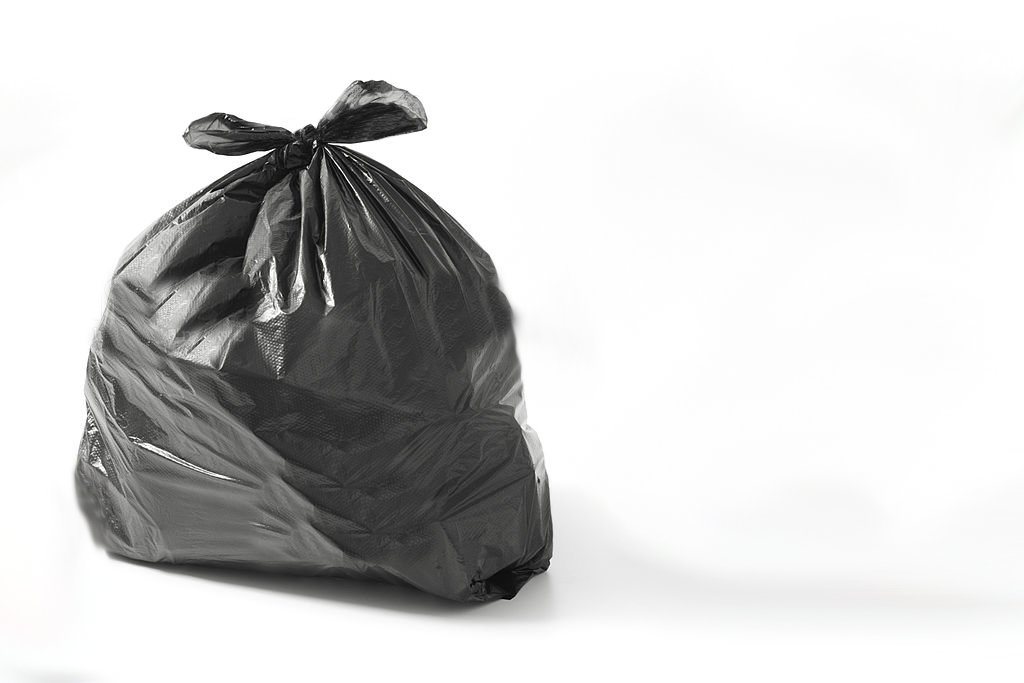 Trash Bags for 55 Gallon 50 Case w/Ties Large Black Garbage Bags