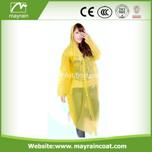 High Quality PE Raincoat Rainwear