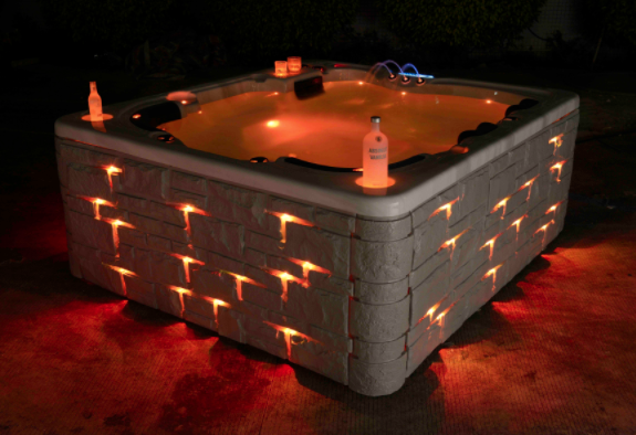 LDE light hot tub outdoor spa 1