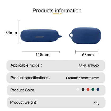 Original Factory Wholesale Silicone Protective Case for SANSUI TW92