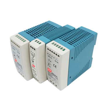 원래 Meanwell MDR-40-24 40W 24V AC-DC 산업용 DIN 레일 스위칭 전원 공급 장치