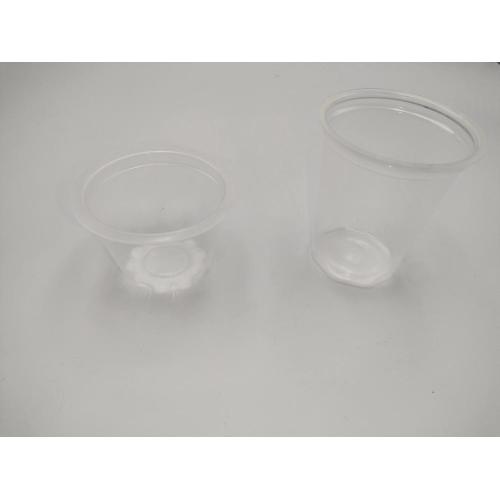 Tazas de plástico de alto transparente desechables