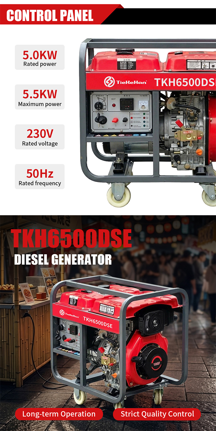 TKH6500DSE Conventional Diesel Generator (12)