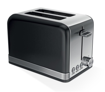 Colorful Wide Slots Toaster with Crumb Tray and Bagel Function