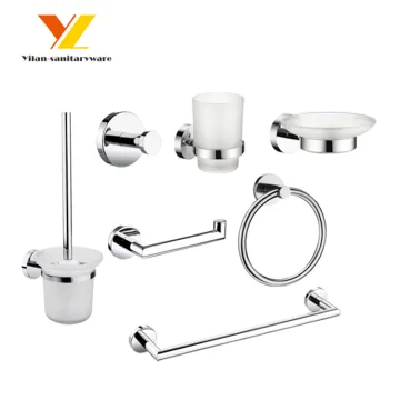 Hot Sale SUS304 Wall Mounted Stainless Steel Bathroom Accessories Set