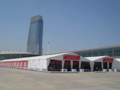 big industrial permanent outdoor event tent