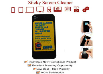 Oem Microfiber Sticky Screen Cleaner With Customized Shape For Mobile Phone